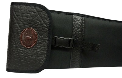 BUFFALO & NYLON PADDED SHOTGUN SLEEVE CASE 50'' 52'' 54'' BLK Fit Beretta Krieghoff