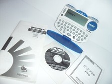 Rolodex Franklin Electronics E-Z File Pro Organizer RK-8203 Blue