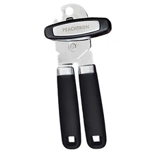Can Opener Manual, Heavy Duty Can Opener with Sharp Blades and Smooth Cut
