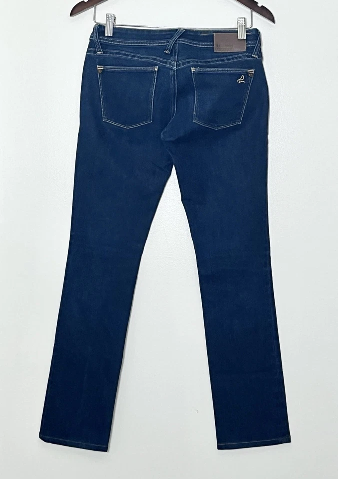 DL1961 Women 4Way Stretch 360 Comfort Kate Slim Straight Jeans Blue Size 27 - Image 3 of 4
