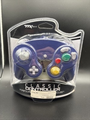 TTX Tech Gamecube Classic Controller Indigo Purple BRAND NEW
