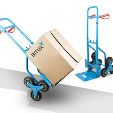 Treppenkarre Sackkarre Treppensteiger Klappbar 200kg Blau Gebraucht