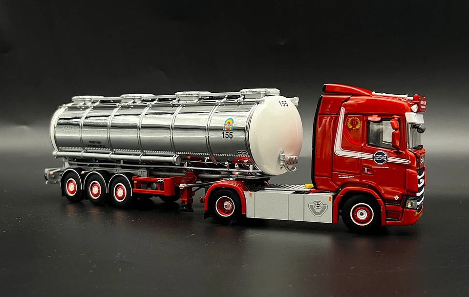 Scania S обычный 4 x 2 бак трейлер «Dekker Tanktransport BV» WSI модели грузовиков - Изображение 4 из 4