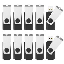 Kootion USB 2.0 4GB 10PCS Metal Anti-Skid Style Flash Drive USB Memory Stick Pen