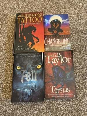 X4 Horror Bundle Monster Blood Fell Changeling Tersias X4 Young Adult PBx3 HBx1