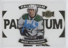 2019-20 Clear Cut Metal Universe Palladium Autos Miro Heiskanen #T-MH Auto 15nx