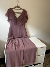 Azazie Women’s Pink Maxi Formal dress NWT Size 8