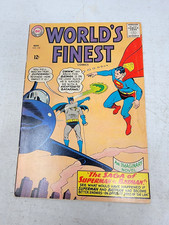 WORLD'S FINEST COMICS #153 Silver Age 1959 Superman  Batman Slaps Robin Meme 6.5