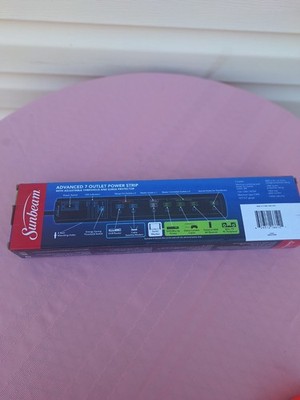 Sunbeam  Advanced 7 Multi Device Power Strip with Surge Protector. NIB