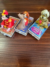 McDonalds Happy Meal Toys Disney VHS Movie Train, Set of 3