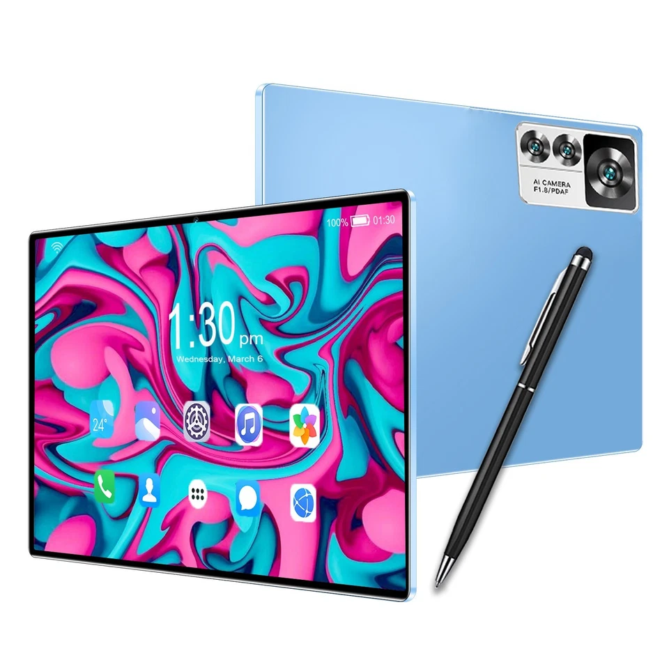 SENLINTECH 2025 Tablet HD 10" Android 15 Tablet 22GB+256GB Tablet Octa-core 8000mAh 3.5mm