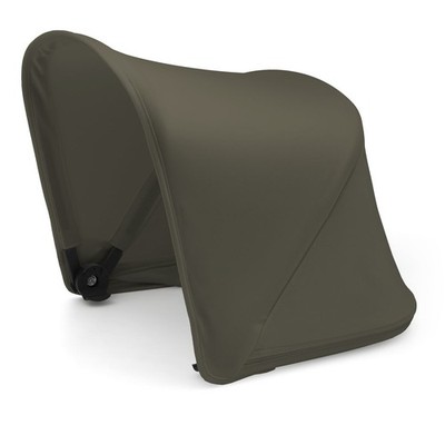 Bugaboo Fox /Lynx / Cameleon 3 Sun Canopy in Olive Green Stretch Knit Fabric