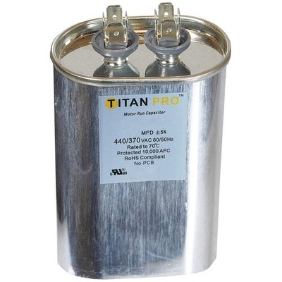 TITAN PRO TOCF50 Motor Run Capacitor,50  MFD,5 21/64''  H 30D588