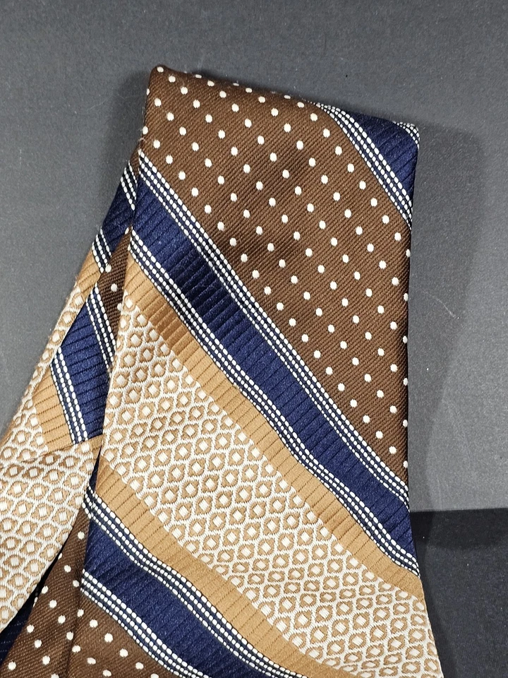 Vintage Bert Pulitzer Wide Striped Mens Necktie, 57" X 4.5" - Image 4 of 4
