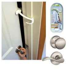 DOOR MONKEY Child Proof Door Lock  Pinch Guard - For Door Knobs  Lever Handles