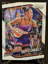 2025 Panini Prizm WNBA Satou Sabally #4 Phoenix Mercury White Seismic Prizm