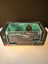 Bburago 1:43 Mercedes-AMG Petronas F1 W15 44 Lewis Hamilton Model Car