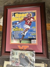 Michael Vick Autographed 2000 Sports Illustrated Mr Electric Gem Mint With Photo