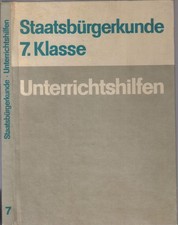 DDR Unterrichtshilfen Staatsbürgerkunde 7. Klasse Propaganda Schule Lehrer 1974