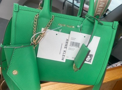 SUPER RARE - Anne Klein Green Monica-A AKH5629 Purse Bag Satchel