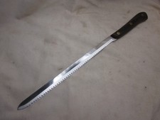 vintage ANTON WINGEN JR SOLINGEN GERMANY 10"  Slicer slicing cutlery knife