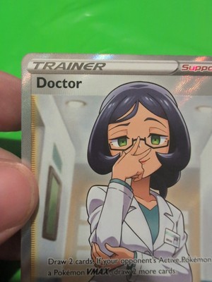 doctor pokemon card value - 190/198 - Full Art Ultra Rare - Sword & Shield You may play only 1 Supporter card during your turn Doctor 190/198 Chilling Reign NM