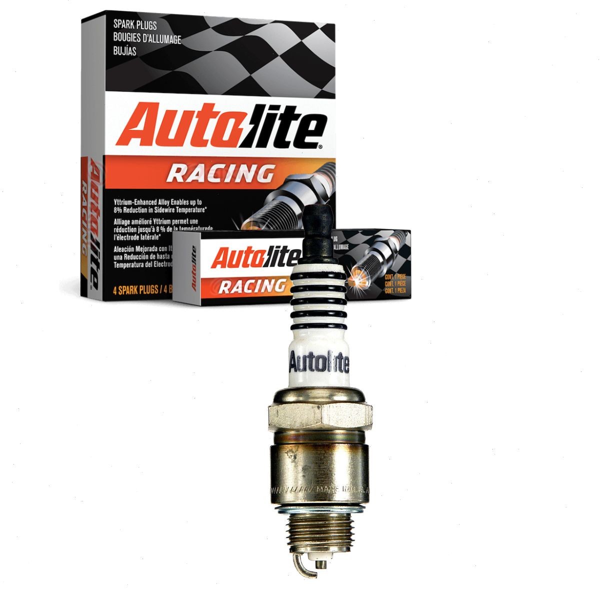 Autolite AR73 Racing Spark Plug for A22 42S 2746 10 Ignition Wire Secondary bh