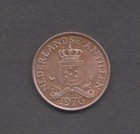 Netherlands Antilles 1976 . 2 1/2 Cents. Crowned coat of arms. 6 Stars. KM #9 — photo 2