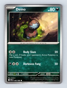 Deino Pokemon Card | eBay