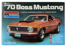 Monogram 1970 '70 Boss Mustang Vtg 1981 1/24 Model Kit NEW SEALED 2282