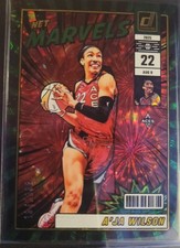 2025 Panini Donruss WNBA - Net Marvels A'ja Wilson #8 Green Fireworks /399