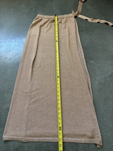 Lover's & Friends Nayelli gold /bronze shimmer wrap skirt women's S NWT - Picture 9 of 9