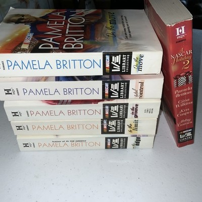 HARLEQUIN NASCAR 6 BOOK Race Car Romance Novels By Pamela Britton