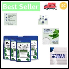Magnesium Enriched Epsom Salt - Eucalyptus  Spearmint Relaxation Bundle 3 lb