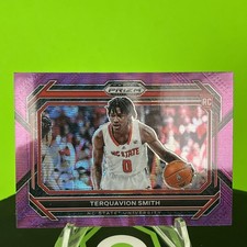 2023-24 Panini Prizm Draft Picks - Terquavion Smith #10 Purple Wave Prizm...