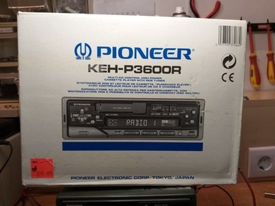 PIONEER  autoradio KEH-P3600R retro vintage radio bedieningsanleitung manual