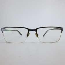 Geoffrey Beene GT23 Eyeglasses Frames Black Olive Green Rectangular 60-19-155