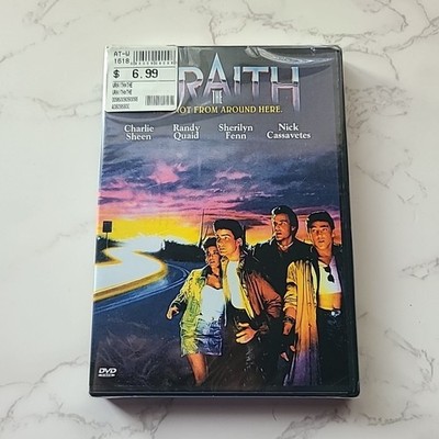 The Wraith NEW Sealed DVD Charlie Sheen, Randy Quaid Sherilyn Fenn, FAST SHIP!