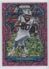 2020 Panini Prizm No Huddle Pink Prizm 2/15 Ian Thomas #238 fm0