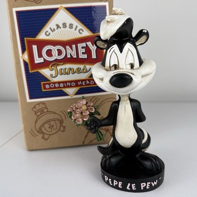 Vintage Classic Looney Tunes Wackelkopf Figur 7'' Zoll Pepe Le Pew