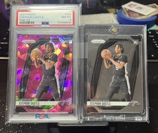 2024-25 Prizm - Stephon Castle #234 Pink Ice Prizm (RC) and # 234 (RC) - 2 cards