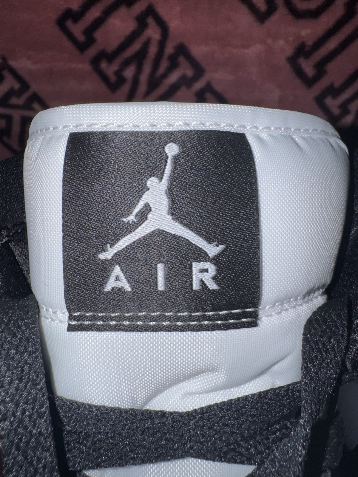 Nike Air Jordan 1 Mid Panda Black White Women's Sizes 9.5 Men’s Size 8 New thumbnail 8