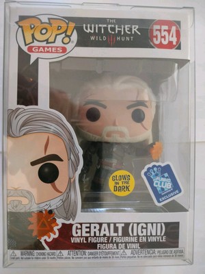 Funko Pop! Games   Geralt (Igni) Glow in the Dark #554  The Witcher 3: Wild Hunt