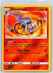 Chandelure 13/145 Guardians Rising Reverse Holo