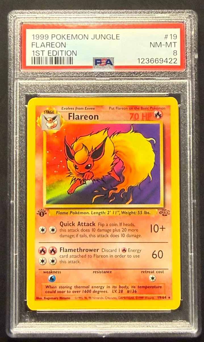 Flareon Pokémon TCG 1st Edition Individual Trading Card Games for