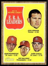 2011 Topps Heritage Josh Johnson/Adam Wainwright/Roy Halladay/Jaime Garcia