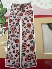 Strawberry Shortcake velour Sleep Pants size L New in Box