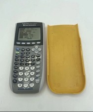 TI-84 Plus Silver Graphing Calculator with Cover and New Batteries, TESTED WORKS
