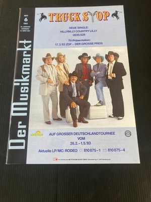 Musikmarkt 6/1983 TRUCK STOP Avsenik MOSCH Grönemeyer AMBROS Hartz DAF Kah Inger