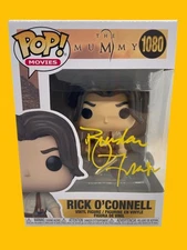 Brendan Fraser Signed Funko Pop 1080 The Mummy Rick O'Connell Autograph JSA COA